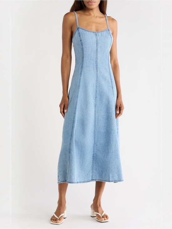 rag & bone Dresses & Skirts - NWT Rag & Bone Martyna Denim Midi Dress Spencer Light Wash Size 4